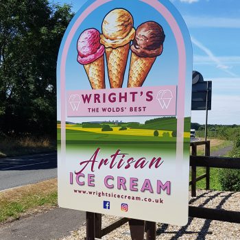 Aluminium Entrance sign