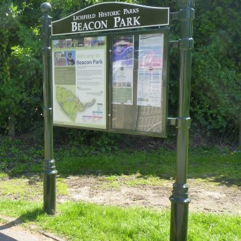 Beacon Park Lichfield Noticeboard